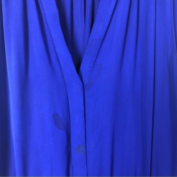 Artizia Babaton Benedict Cobalt Blue Silk Mini Dress M - Picture 3 of 4